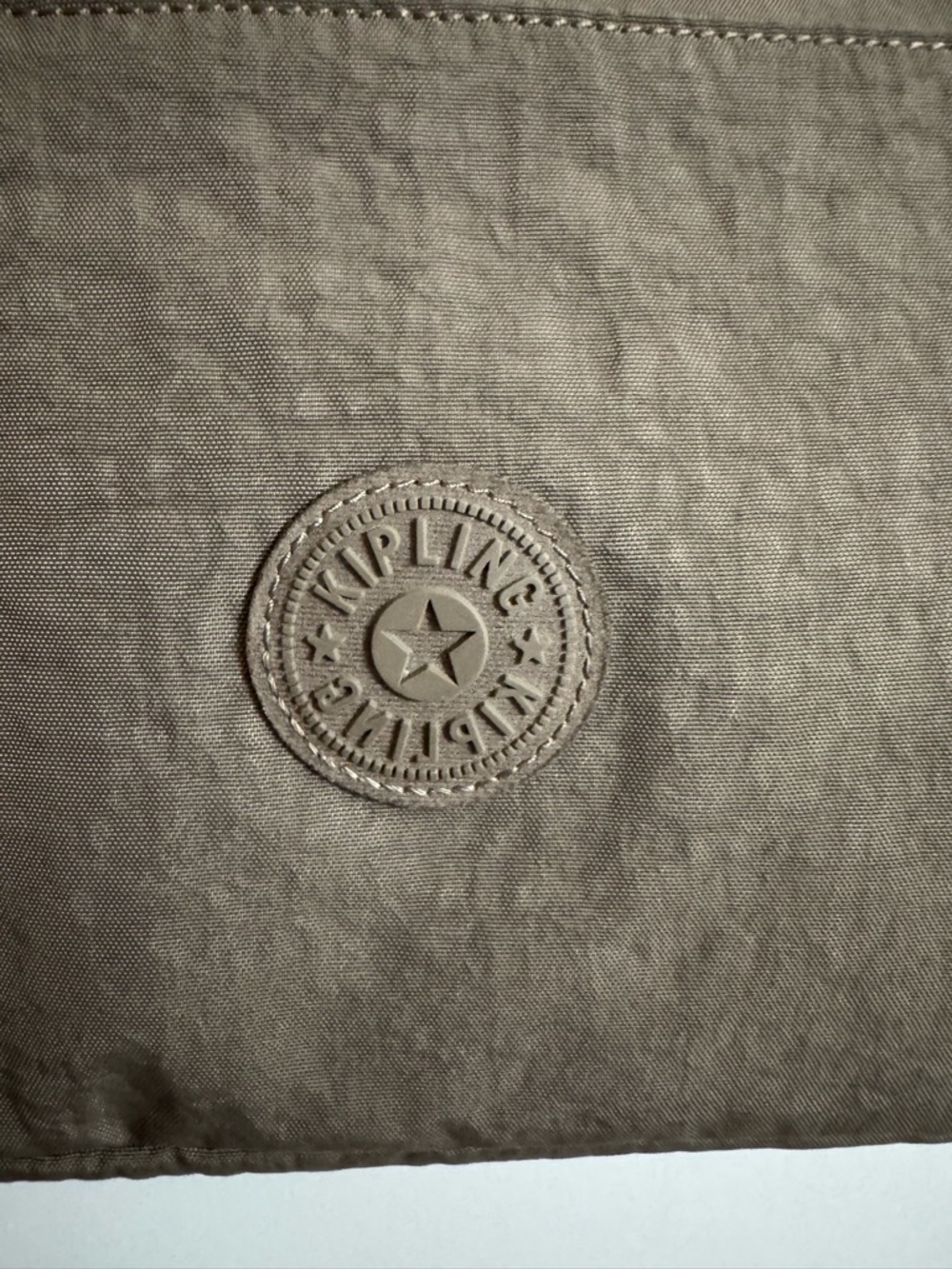 Kipling Taupe Everyday Nylon Tote with Monkey Charm - Picture 9 of 16